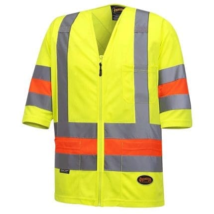 Pioneer short sleeves traffic safety shirt