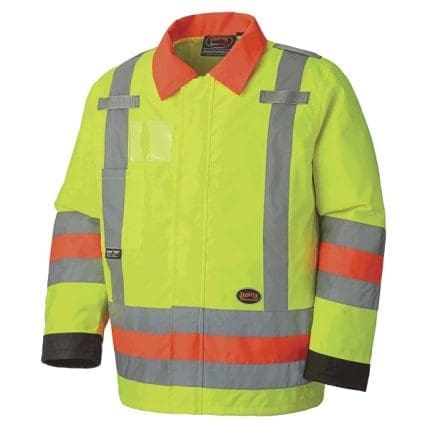 Pioneer waterproof traffic safety jacket